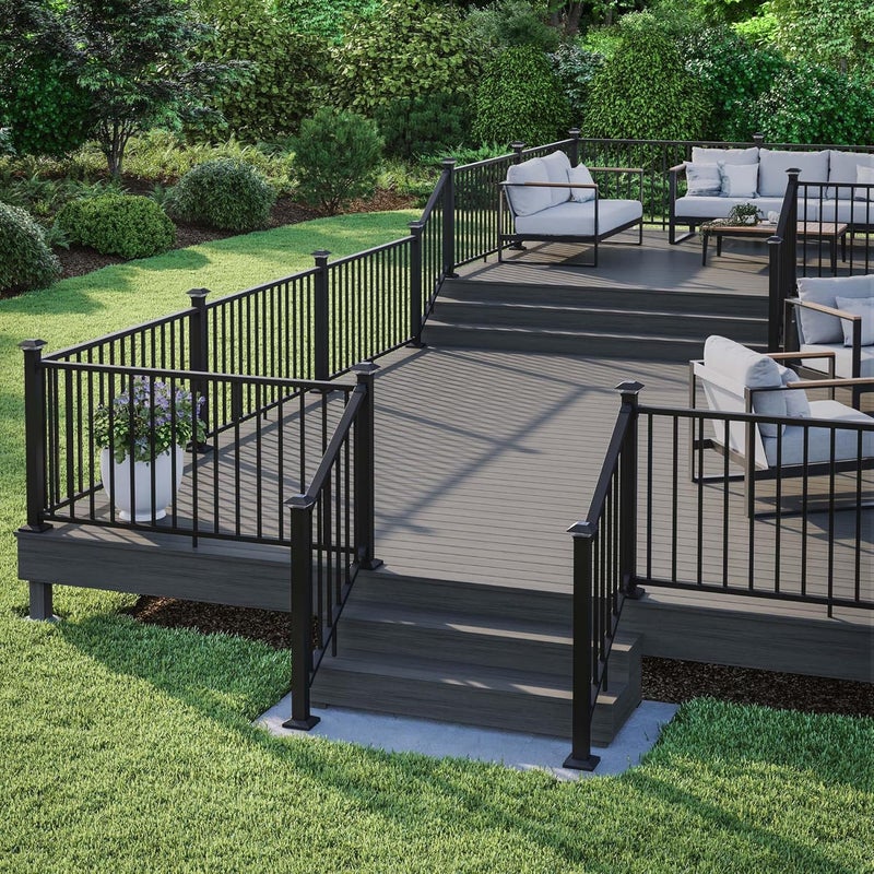 Deckorators Store 2-1/2 in. x 2-1/2 in. Black Solar Post Cap - Image 3